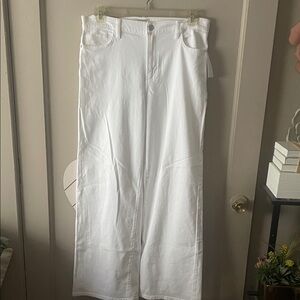 Frame Denim Women's Crisp White Flare Jeans